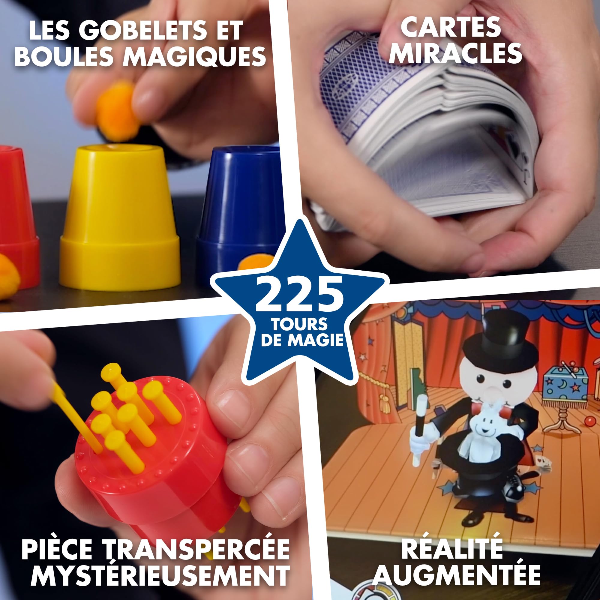 Marvin's Magic - Boîte de 225 Tours de Magie Incroyables - Gamme Magic Made Easy - Convient aux Enfants de 6 Ans et Plus