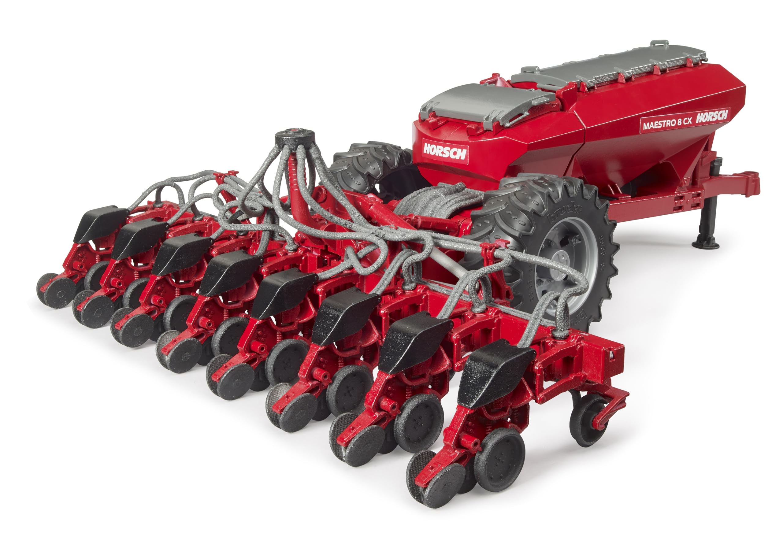bruder 02037 - Horsch Einzelkornsämaschine Maestro 8CX - 1:16 Zubehör, Traktor, Anhänger, Bauernhof, Landwirtschaft, Spielzeug