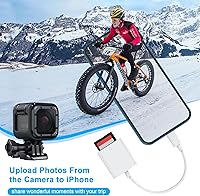 Vista 6 de Lector de tarjetas SD USB C para iPhone, lector de tarjetas de memoria USB-C USB C a SD, adaptador de cámara de juego Trail para 15/iPad/MacBook