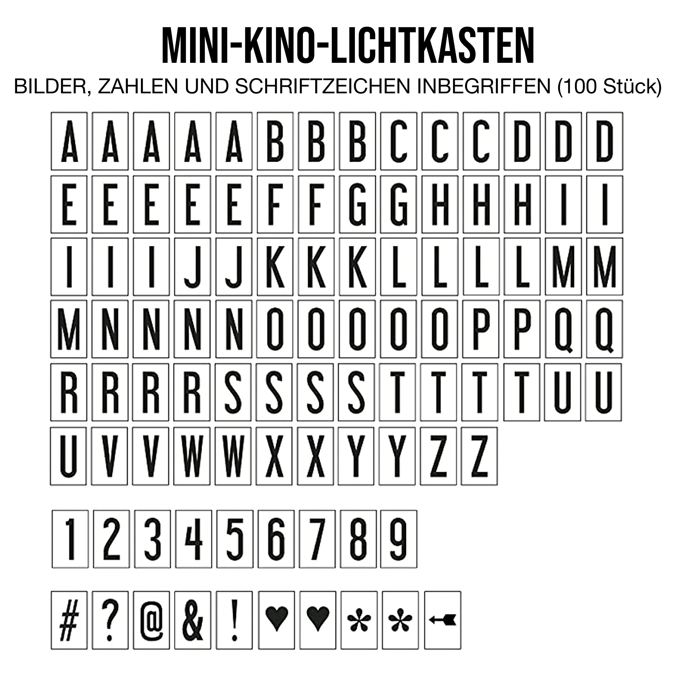 My Cinema Lightbox ColorChanging Marquee Signs with Letters, Numbers