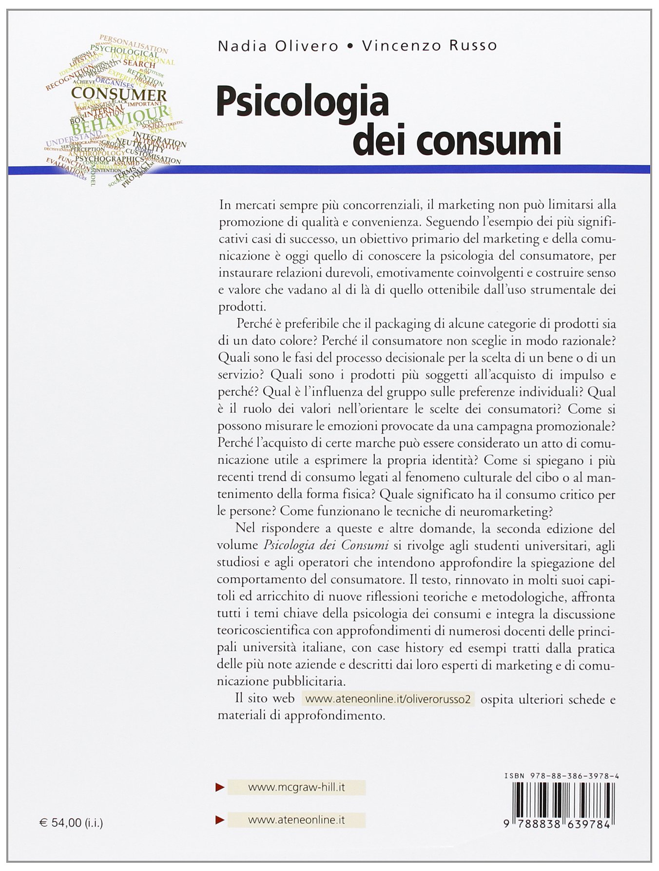 Psicologia dei consumi. Marketing e neuromarketing per l'innovazione centrata sulle persone