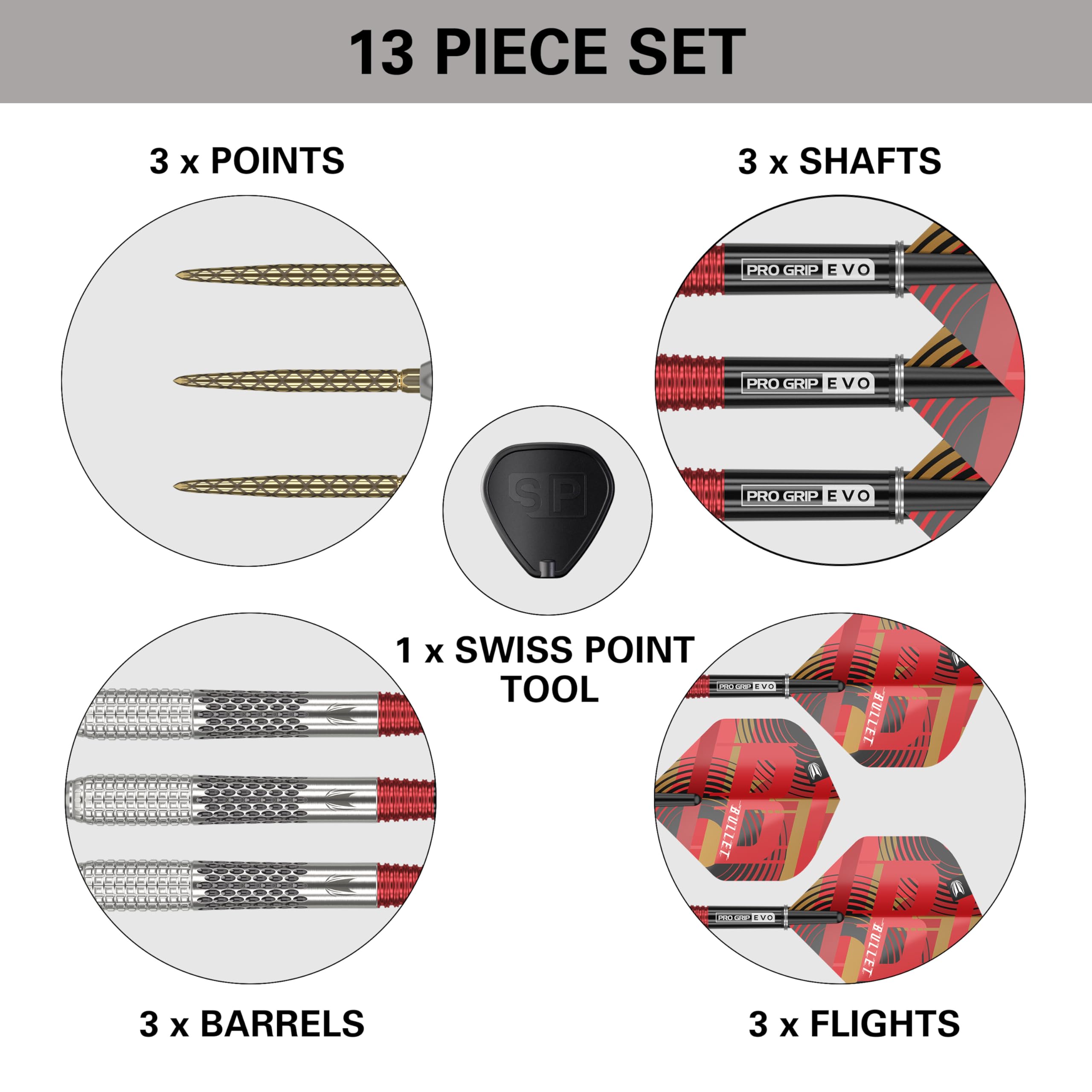 Amazon.com : Target Darts Stephen Bunting G5 95% Tungsten Dart Set