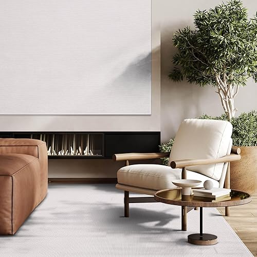 Miniatura 106 de CAMILSON Alfombra moderna de lujo de 8 x 10 pies, estilo vintage, abstracto, suave, de pelo medio, resistente a las manchas, fácil de limpiar, no