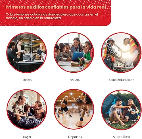 Miniatura 7 de Swiss Safe Kit de primeros auxilios 2 en 1 para automóvil, viajes y hogar, negocios – Mini kit adicional para ayuda de emergencia médica