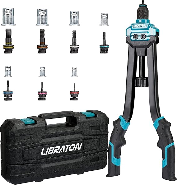 Embout D'Outillage Pour Écrou à Rivets 3/8-16 - Mandrin De Rechange, Acier Carbone