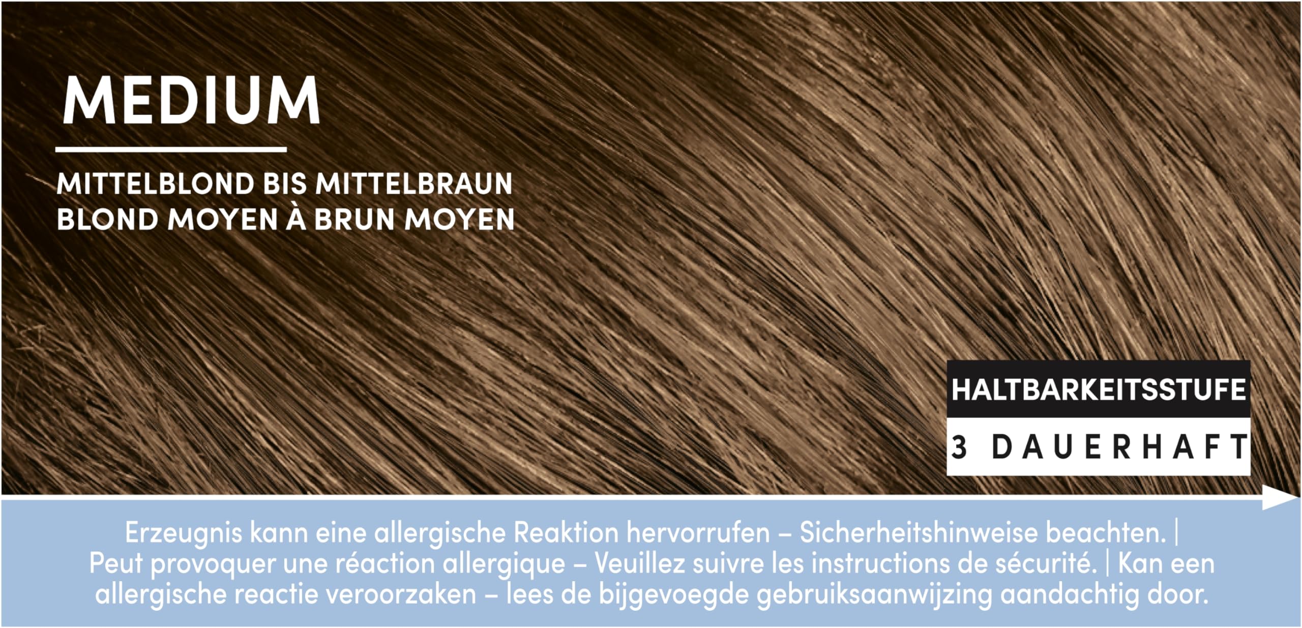 Men Perfect Re-Nature Männer Mittelblond bis Mittelbraun (4x 145 ml), Re-Pigmentierungs-Creme, stellt ohne Haare färben die Naturhaarfarbe wieder her und kaschiert schonend graue Haare