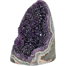 Large Natural Amethyst 12.5 lb to 15 lb Crystal Clusters Stone from Uruguay Raw Geode Quartz - Deep Purple Color