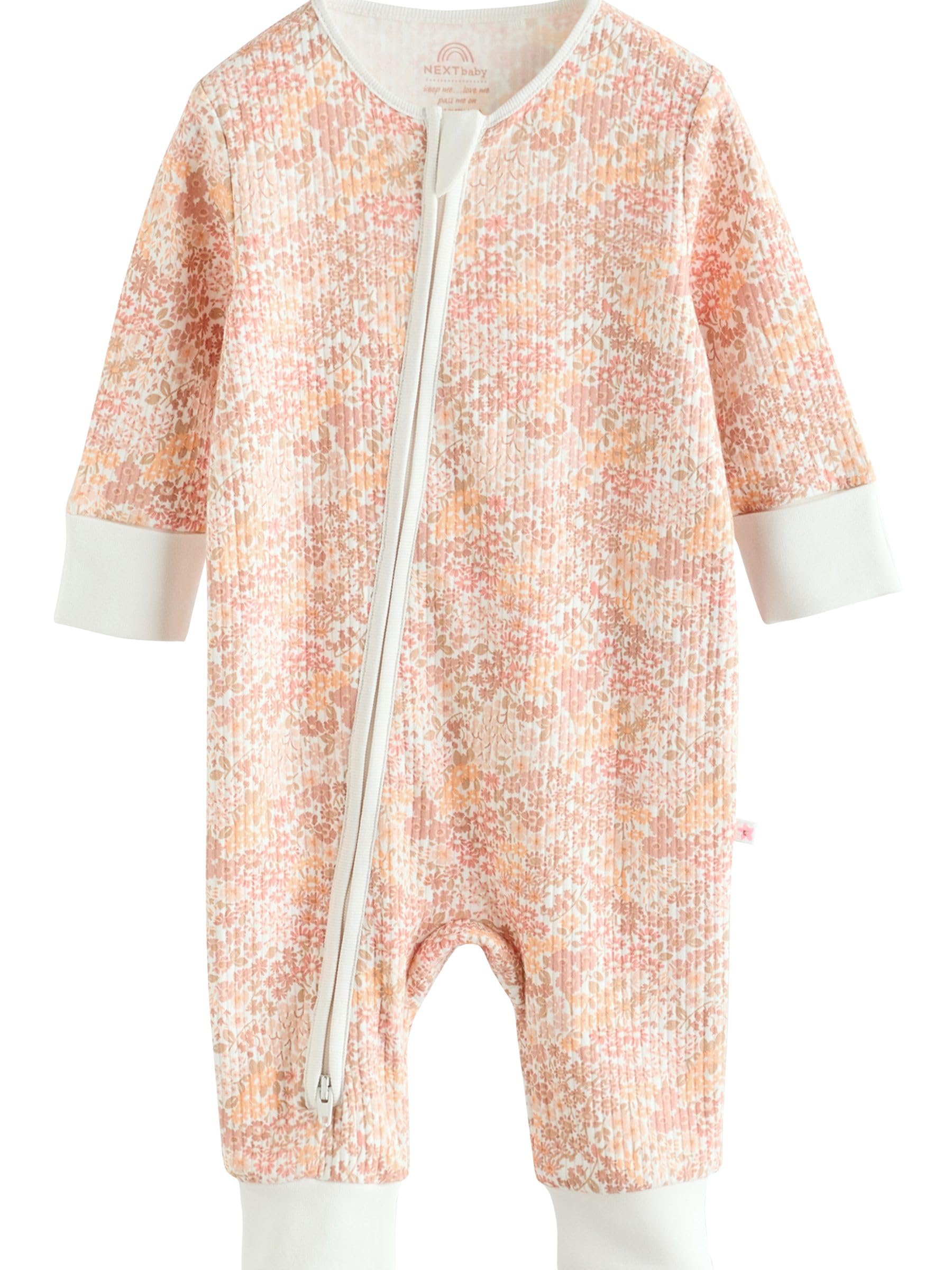 NEXT Baby Mädchen 5er-Pack Baby Schlafanzüge mit Zwei-Wege-RV