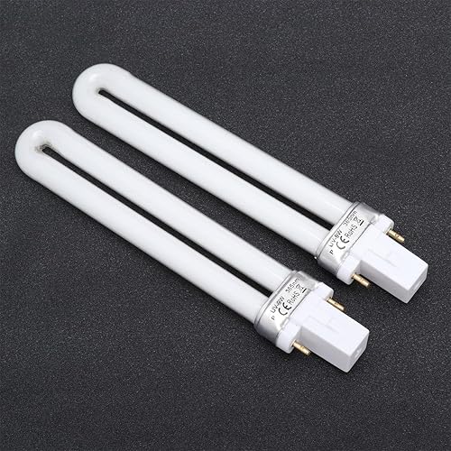 Miniatura 7 de Lurrose Reemplazo 9W en forma de U 365nm lámpara tubo de lámpara de uñas secador UV lámpara bombillas, 4pcs