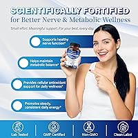 Vista 2 de Benfotiamina liposomal con ALA y L-carnitina - 1007 mg Apoya la salud nerviosa y metabólica 150 cápsulas