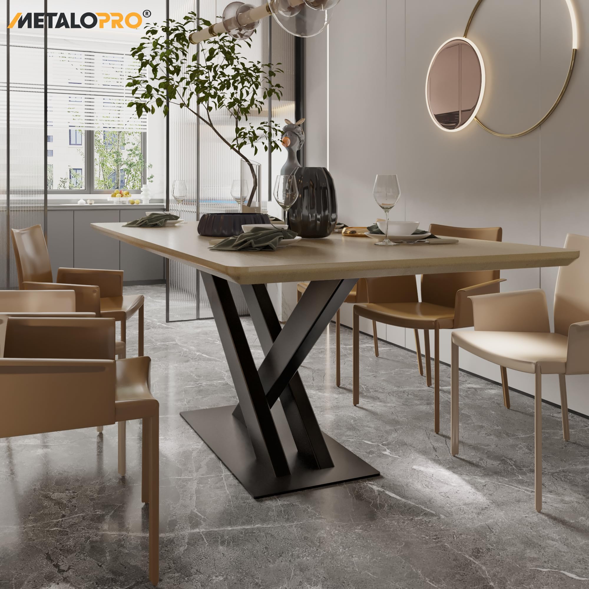 Gambe Tavolo Metallo Acciaio Nero – Struttura Robusta Scrivania Esstisch Tavolino Design Industriale