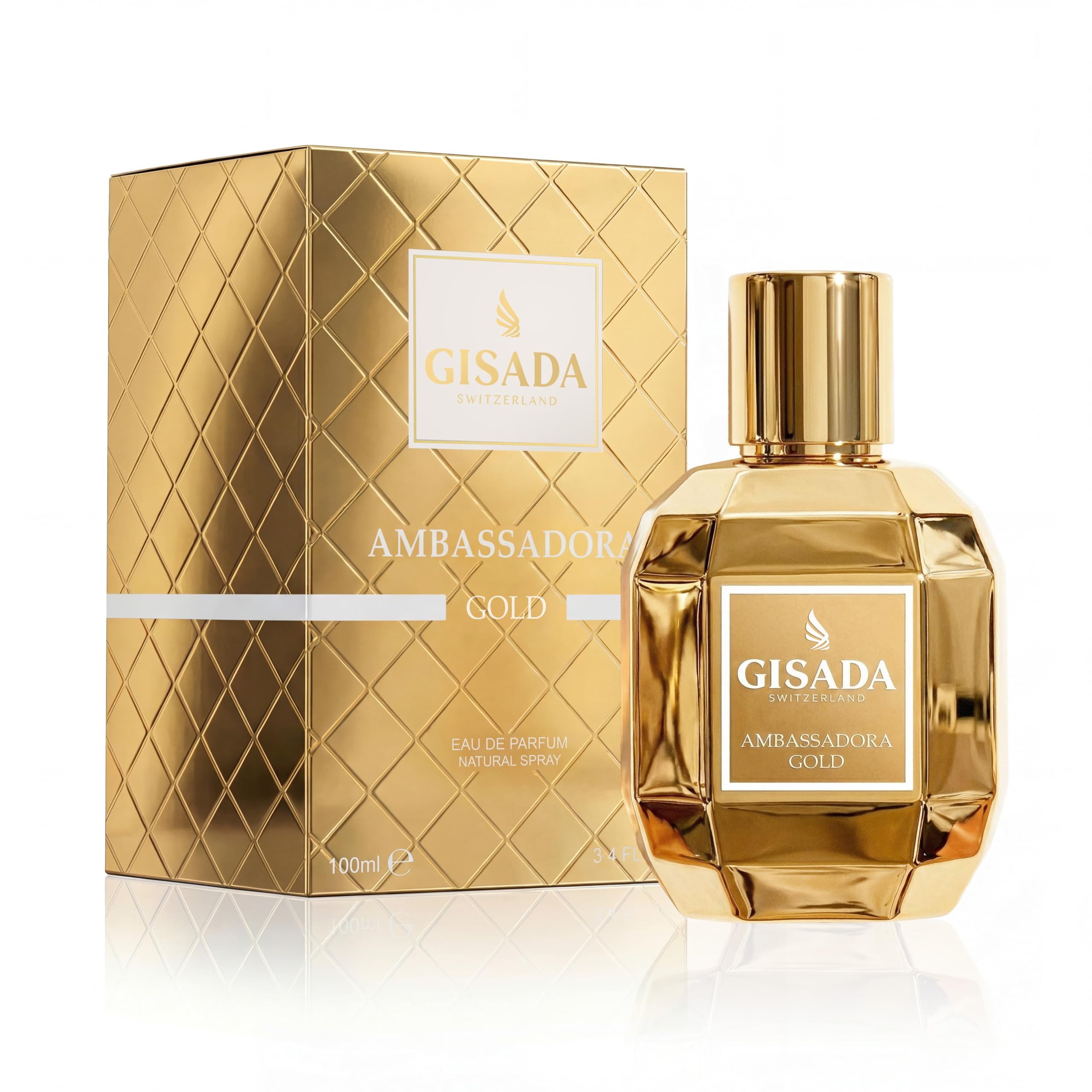 Gisada Ambassadora Gold - Eau de parfum pour femme - 50 ml - Parfum floral élégant et doux