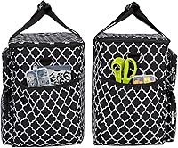 Vista 5 de NICOGENA Estuche de transporte para máquina de coser, bolsa de viaje universal con correa para el hombro para cantante, hermano, Janome