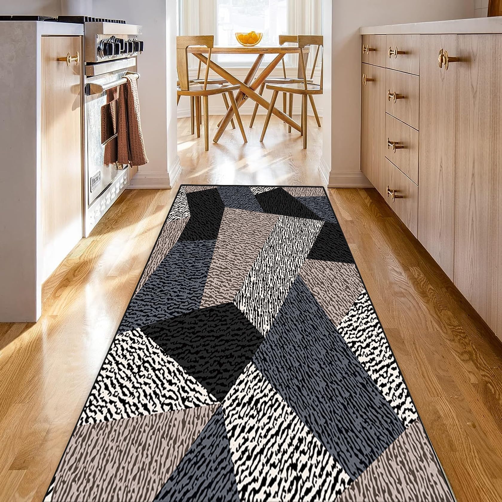 LIJIAO Flurläufer 40x180 Cm – Rutschfester Küchenteppich Aus Polypropylen
