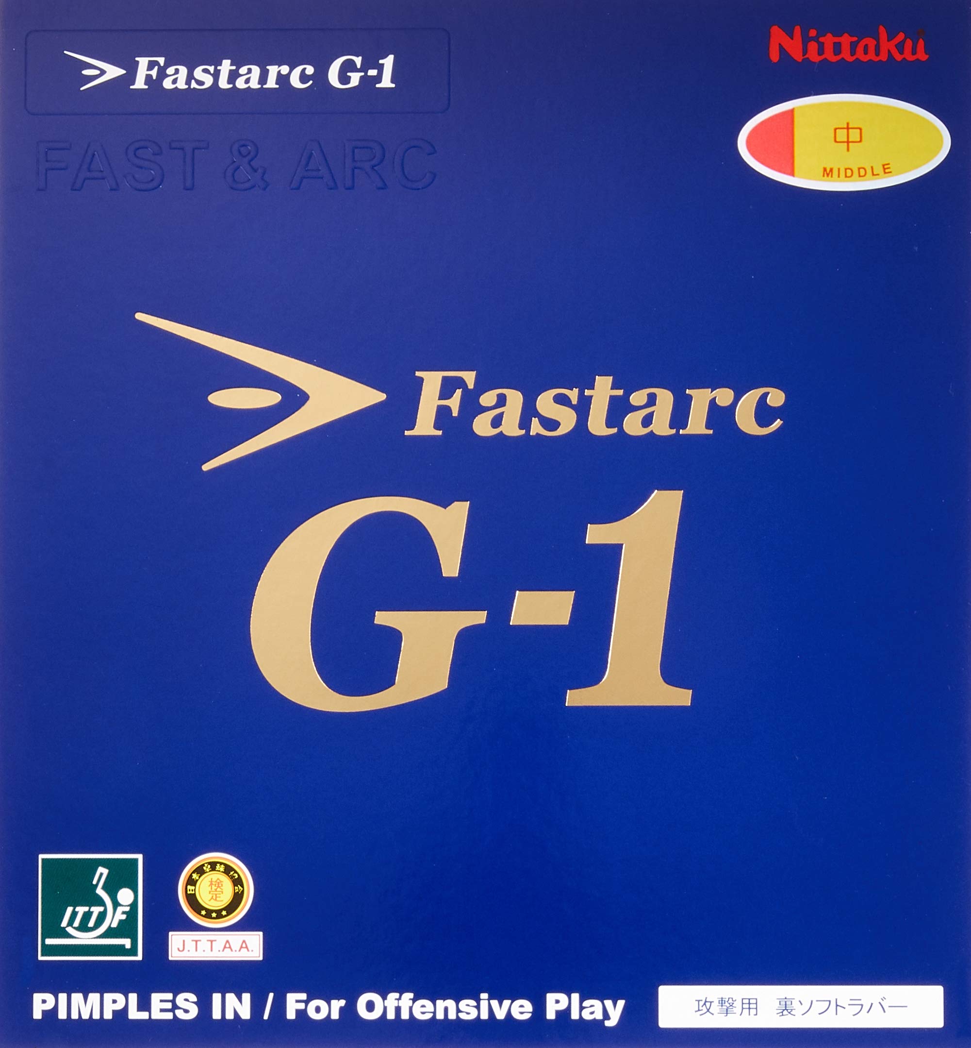 NITTAKUNR8702 Table Tennis Rubber Fastark G-1 Soft Back Tension