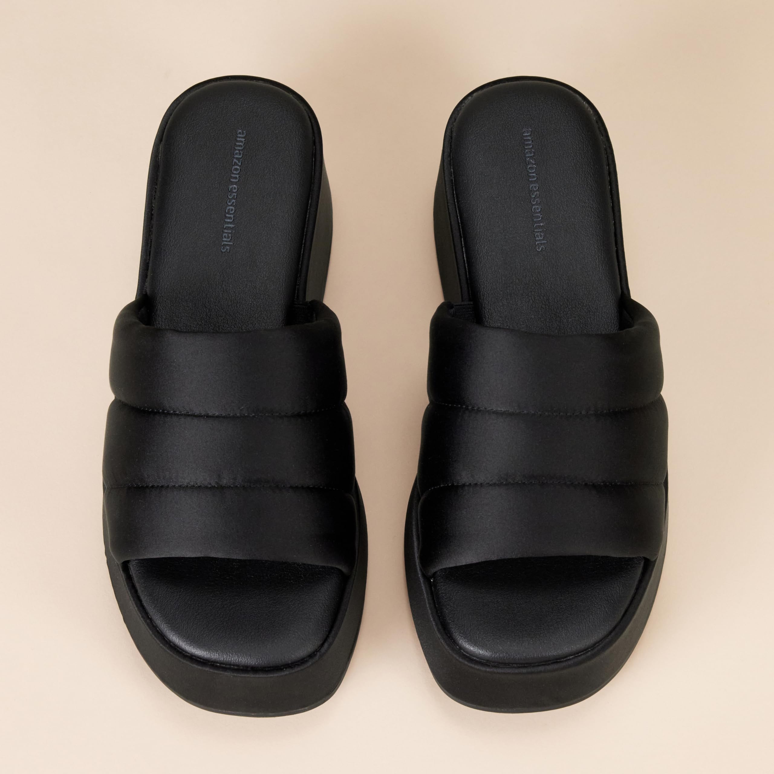 Amazon Essentials Mujer Sandalia sin Cordones con Plataforma