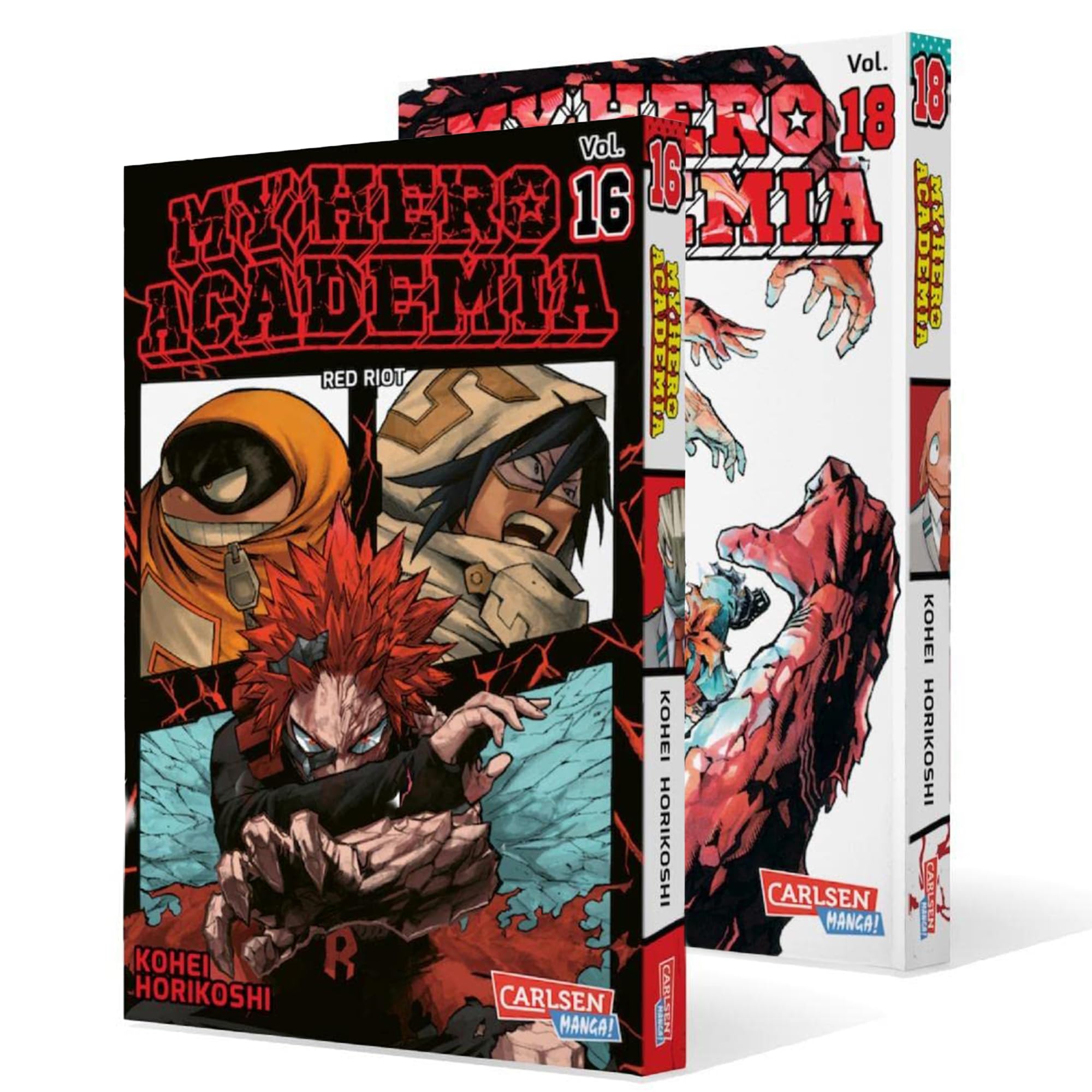My Hero Manga Box Set (Bände 15–21) – Offizielle Shonen Jump Edition auf Deutsch - MHA Komplettsammlung Teil 3 - Inkl. exklusivem Comic-Lesezeichen - Anime & Manga für Sammler & Fans