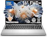 Dell 16 Touchscreen Laptop for Business & Home Student, Intel Core 7 150U Processor, AI Copilot+ PC, 32GB DDR5 RAM, 1TB PCIe SSD, WiFi 6E, Fingerprint, Backlit KB, Office 365, Windows 11 Home