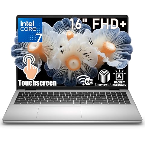 Dell 16 Touchscreen Laptop for Business Home Student Intel Core 7 150U Processor AI Copilot PC 32GB DDR5
