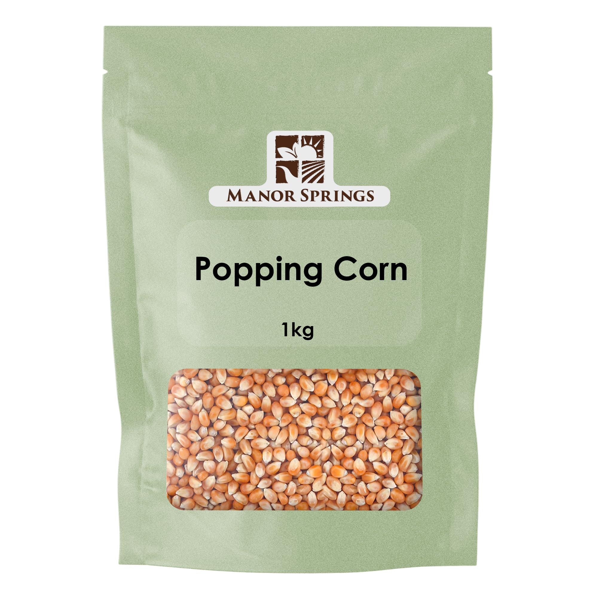 Popping Corn 1kg Party Snack Subtly Delicious Premium Quality by Manor Springs