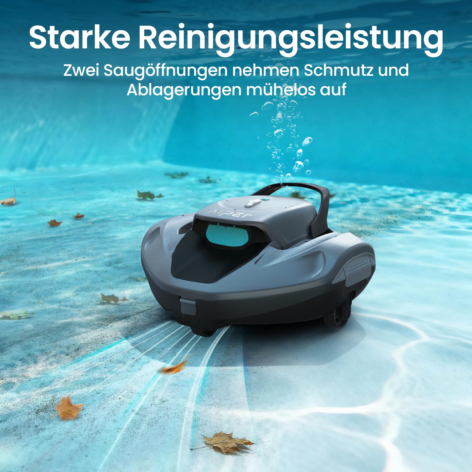 AIPER Seagull 800B Poolroboter, Poolsauger Akku