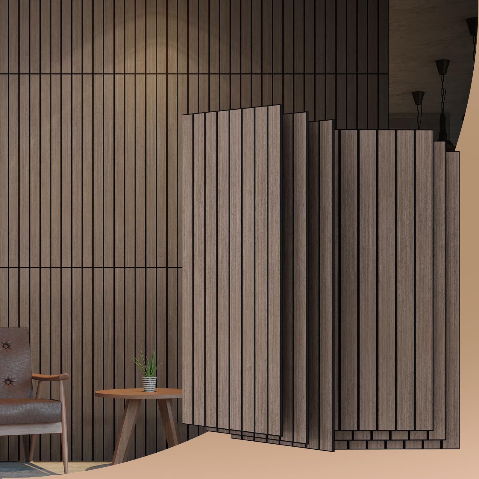 UMIACOUSTICS Acoustic Panel Natural-Walnut