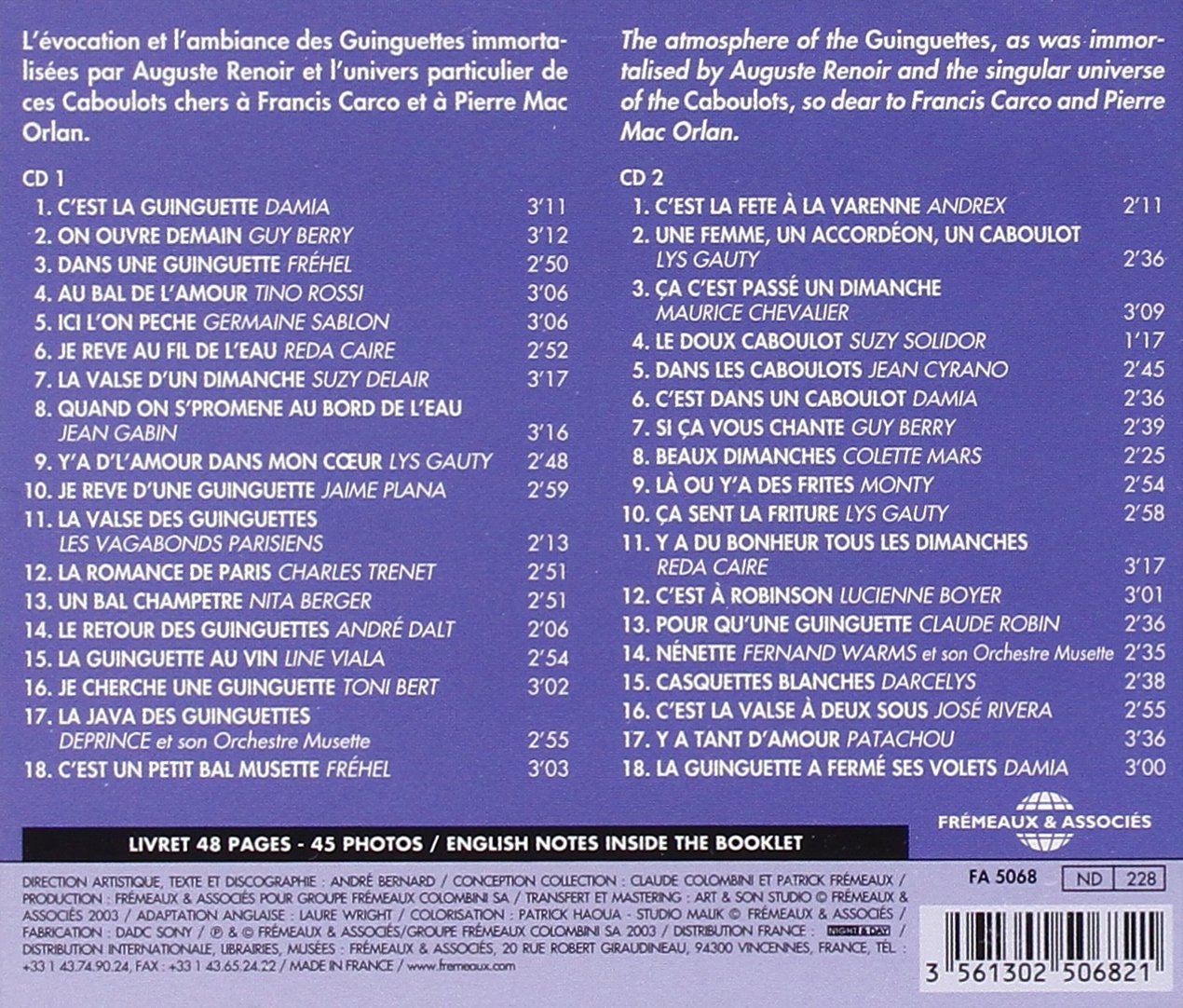 Guinguettes et Caboulots 1934-1952
