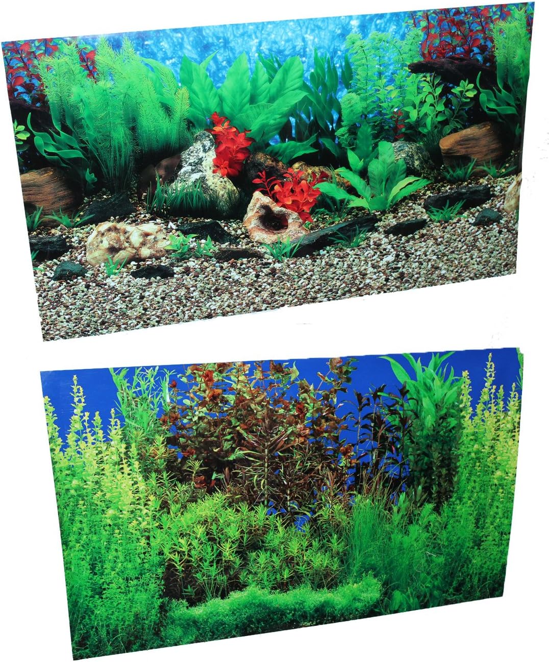 Quantum Aquatics 20" X 32" Fish Tank Background Lake/River Double Sided