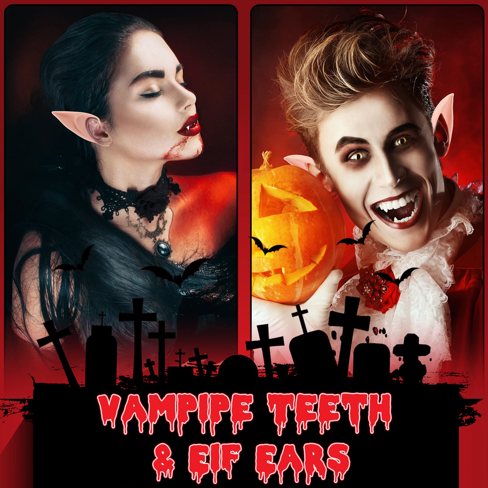 EIYVPRA Lot De 3 Paires D'oreilles D'elfe, Oreilles Pointues