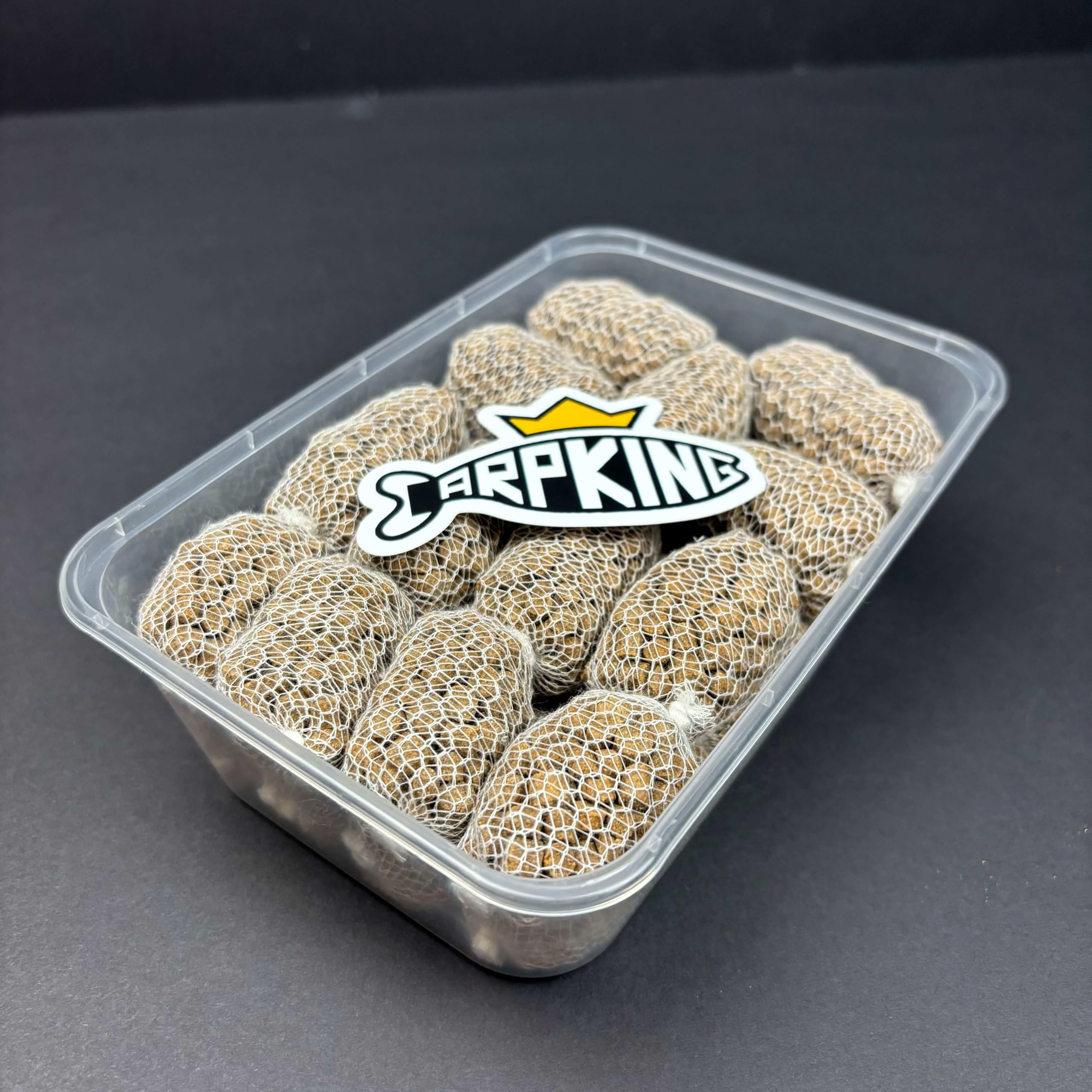 CARP KING PRE TIED PVA SESSION PACK (TUB OF 25 PRE TIED BAGS NO SAUCE)