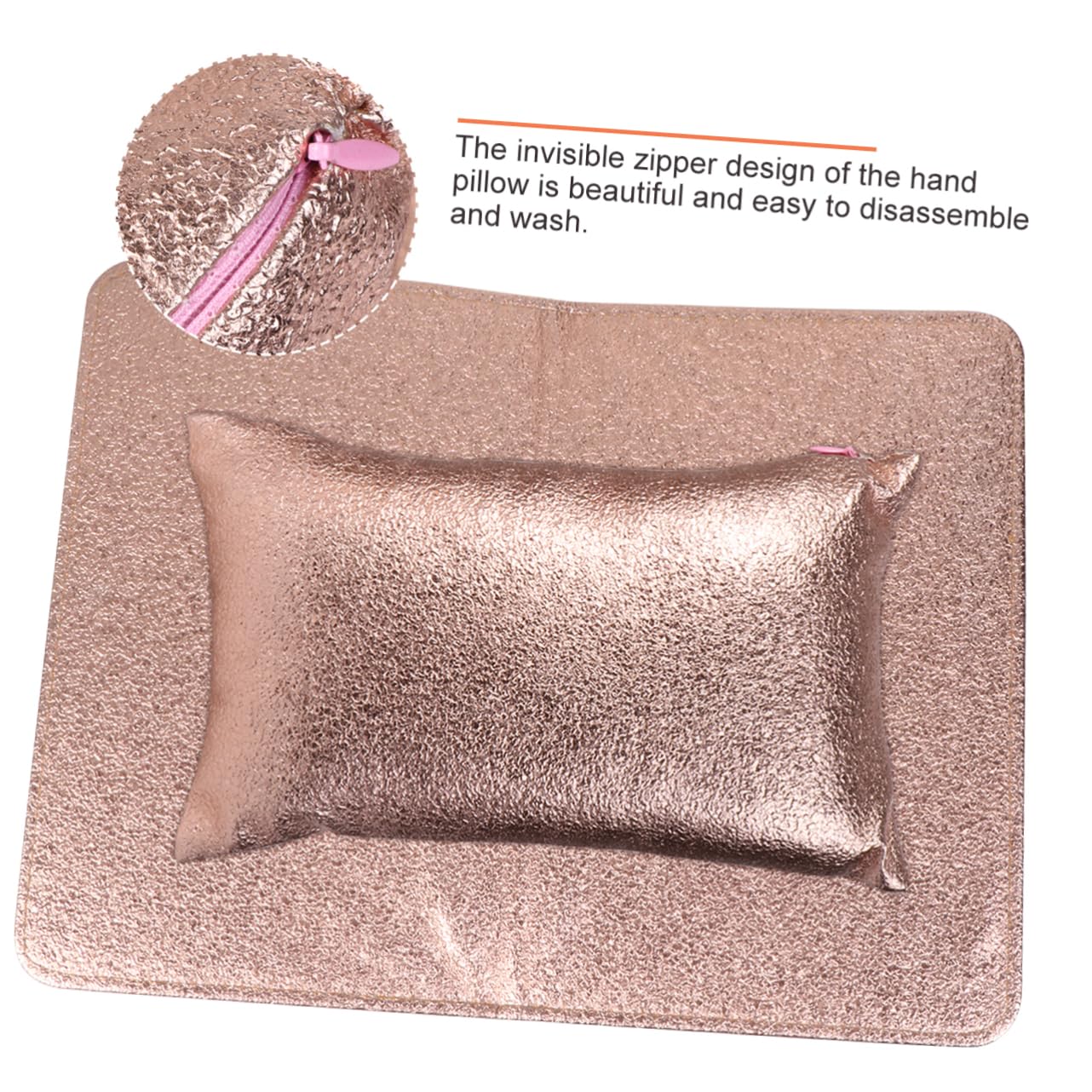 VICASKY 2pcs Hand Pillow for Nails Manicure Hand Rest Pad Foldable Nail Art Pillow Soft Pu Material