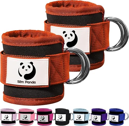Miniatura 15 de Slim Panda Correa de tobillo para máquina de cable, tobillo para patadas, abductores de cadera, entrenamientos de glúteos, extensiones de piernas,