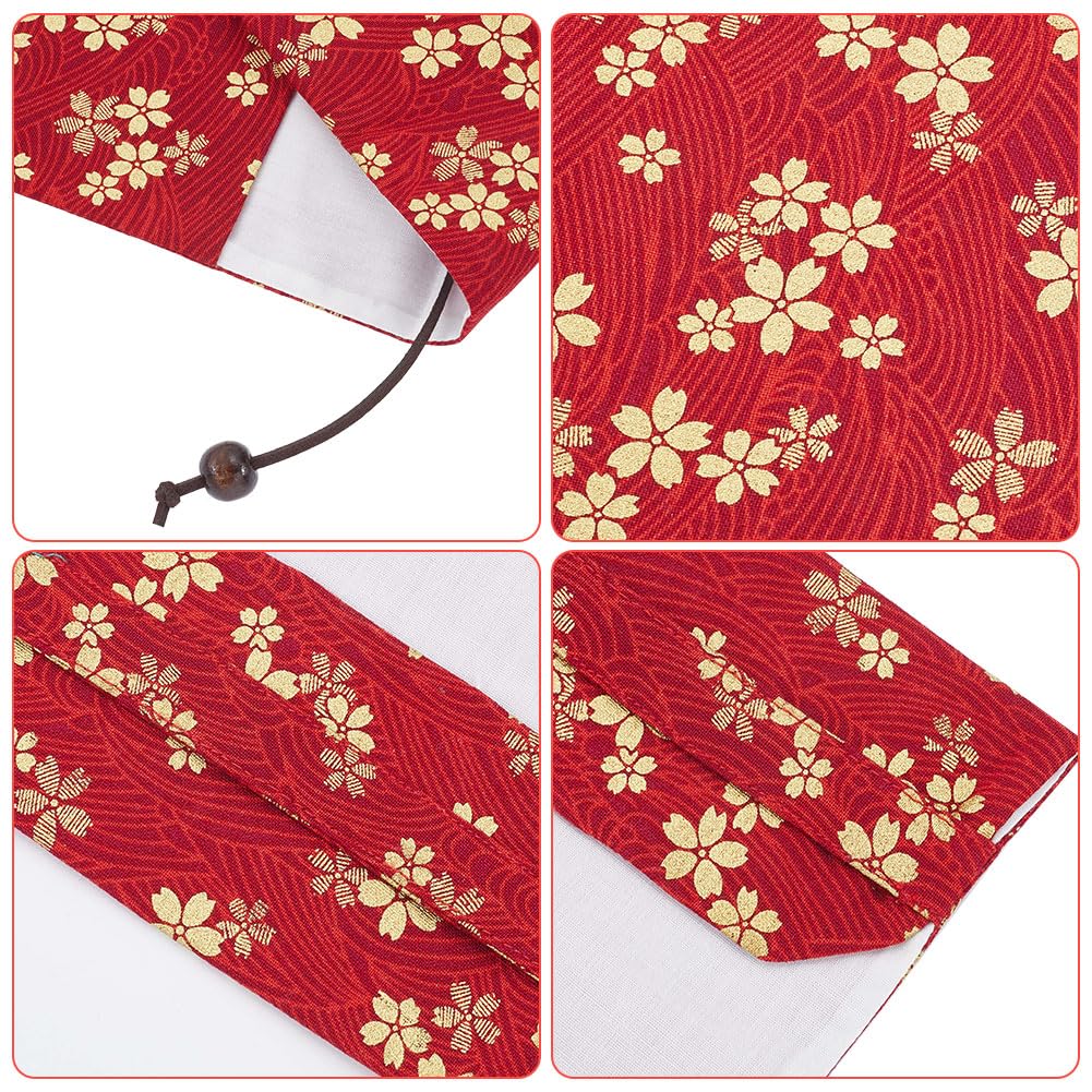 craspire Couvertures de Livres à Fleurs Housses de Livres à Plantes Feuilles Protection de Livres pour Livres de Poche Couverture de Livre en Tissu Lavable avec Fermeture Éclair et Pochette