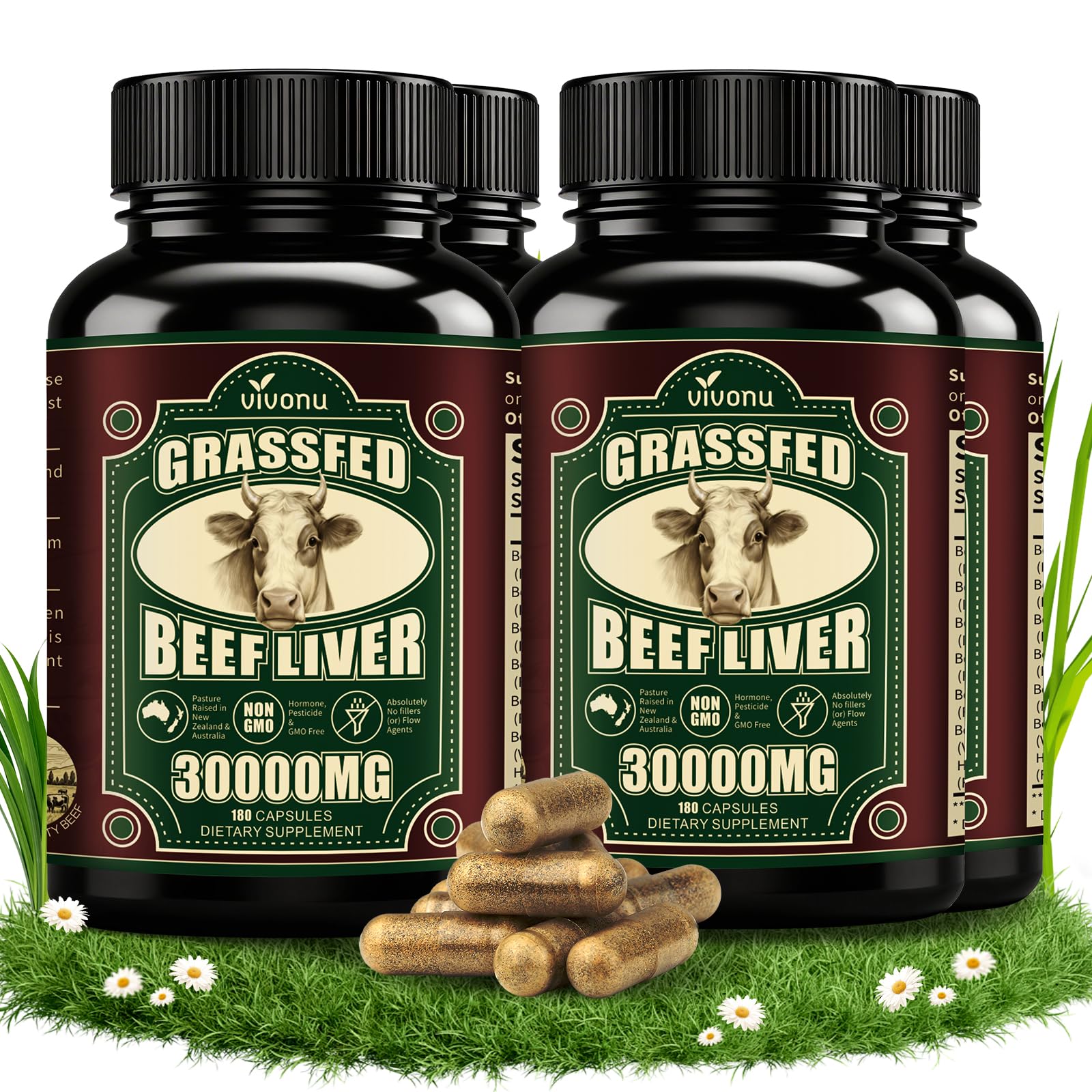 VivoNu Beef Organ Supplement - glandular extracts | Mubboo