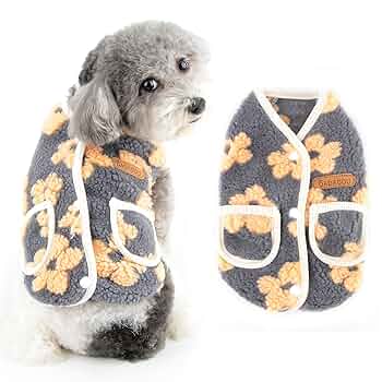 犬服 S わんこの普段着　大きな花 犬 服 柴犬 犬服 中型犬 オールシーズン 春夏秋冬 シャツ タンク