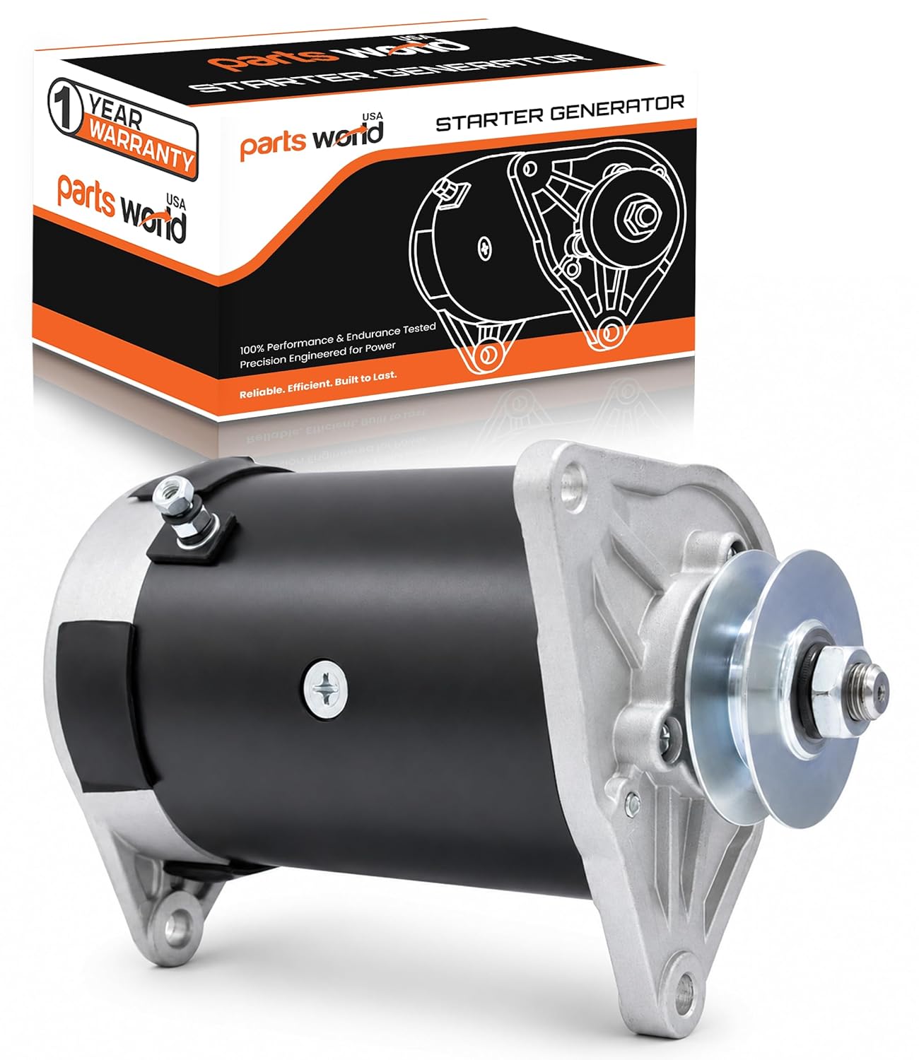 Starter Generator for EZ-GO Golf CARTS FE290 FE350 (1980-1993) GSB107-01, GSB107-01A, GSB107-04A, 420-44005, SG-800, 30083-69D, 1012316, 1018337-01, 72-25-15421, 16511-G1,420-44000 - 1 Year Support