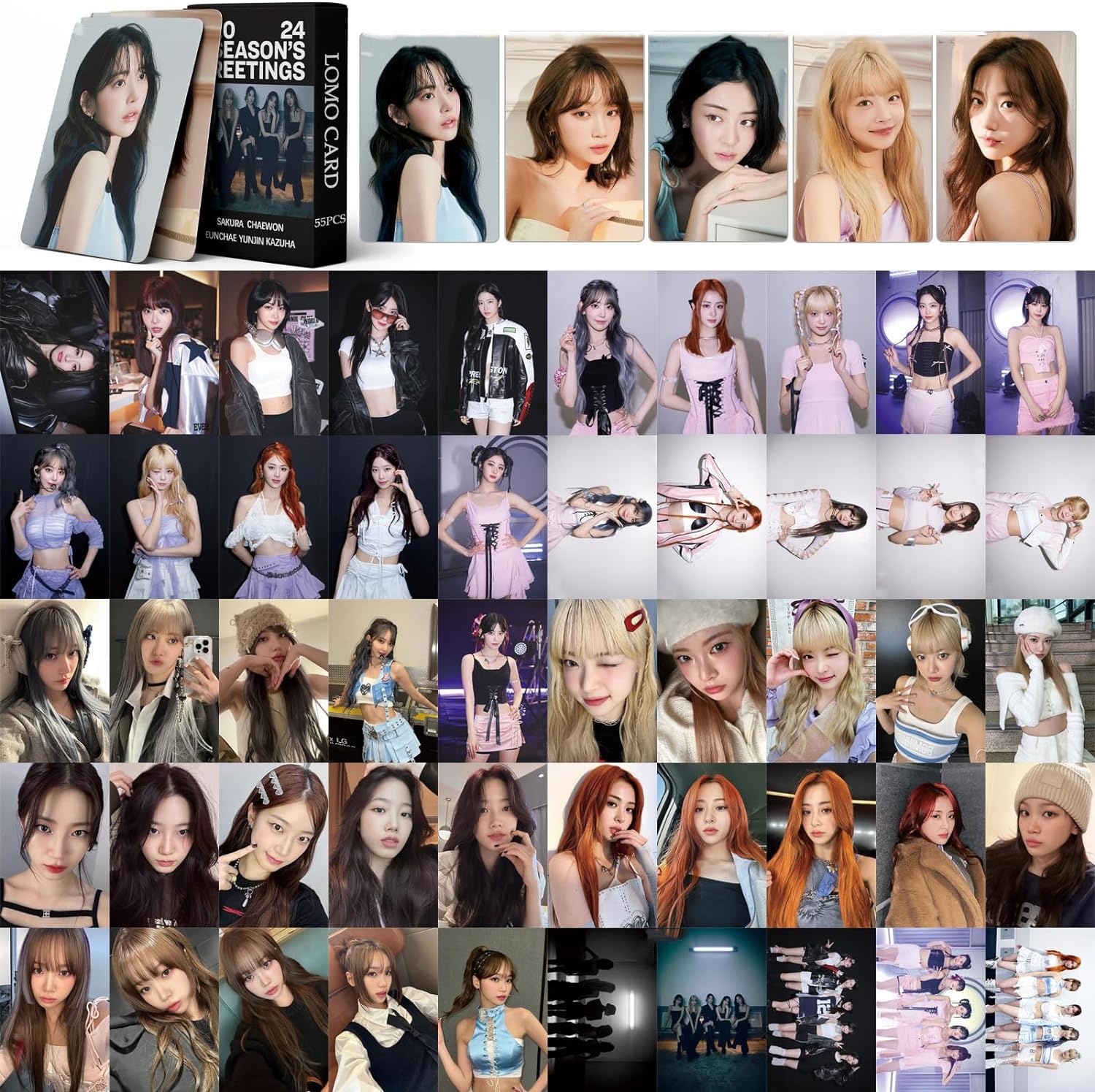 Amazon.co.jp: LOMOカード 55枚 PHOTO CARD SET 『 2023 SEASON