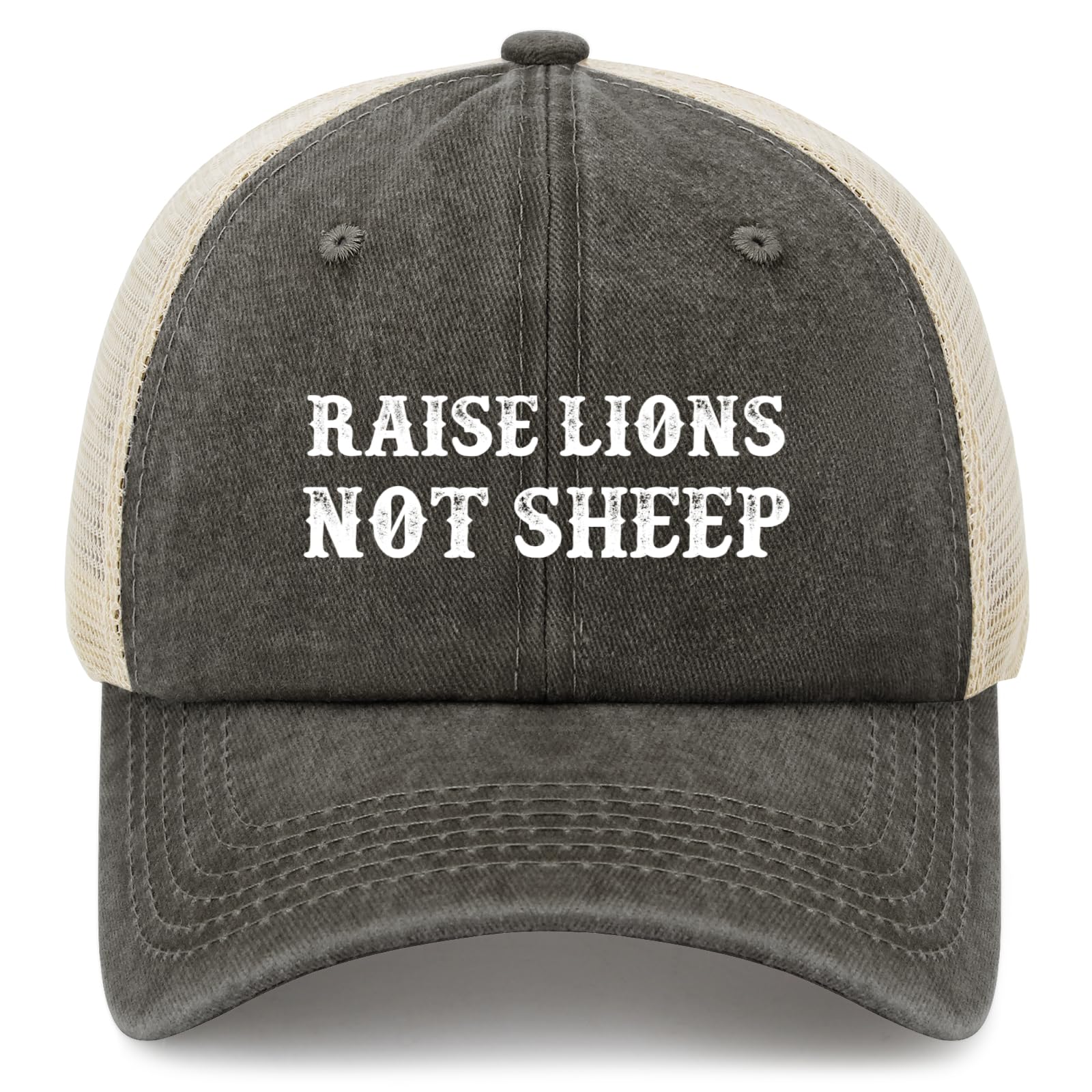 Raise Lions Not Sheep Hat Cycling Cap for Women