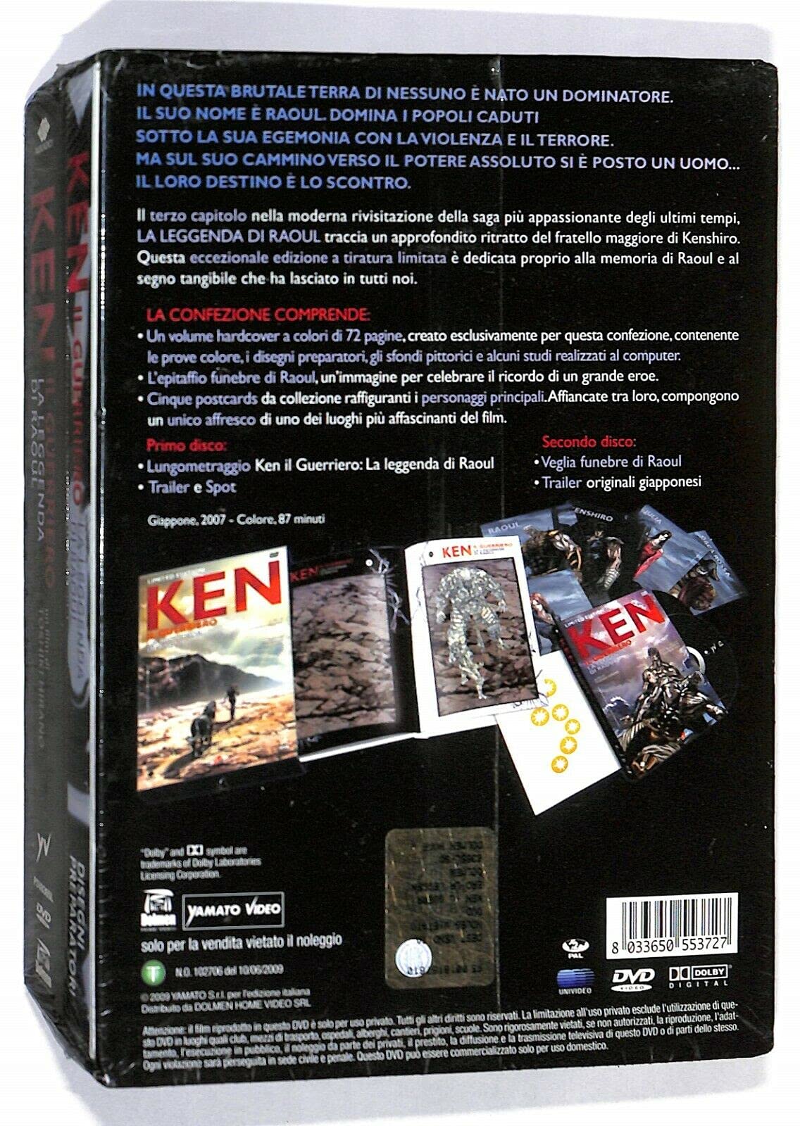 Ken Il Guerriero - La Leggenda Di Raoul (Limited) (2 Dvd+Libro)
