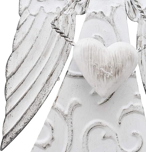 Miniatura 8 de K KILIPES Estaca de metal de 40.5 pulgadas de alto para jardín, decoración rústica blanca para patio, césped, porche, Día de la Madre, regalos