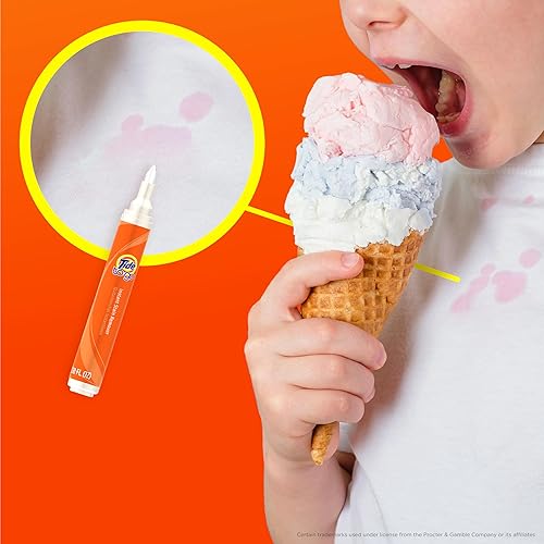 Miniatura 8 de Tide Removedor de manchas para ropa, bolígrafo para llevar, removedor instantáneo de manchas para ropa, viaje y tamaño de bolsillo, 3 unidades