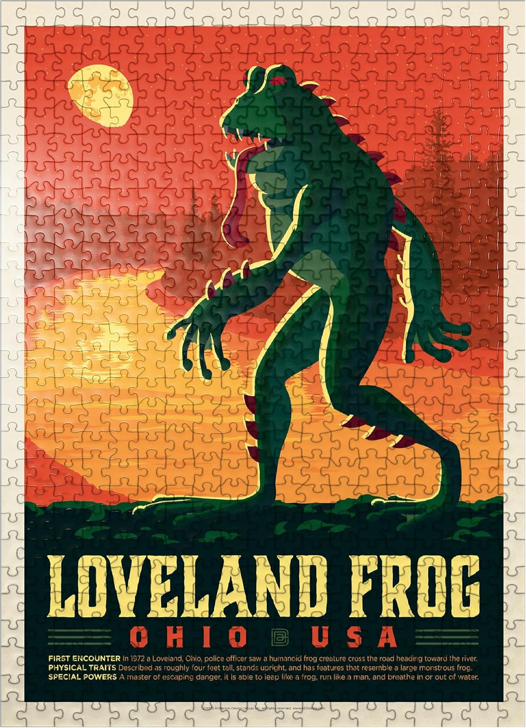 MyPuzzle Mythical Creatures: Loveland Frog - Premium 1000 Piece Jigsaw Puzzle for Adults