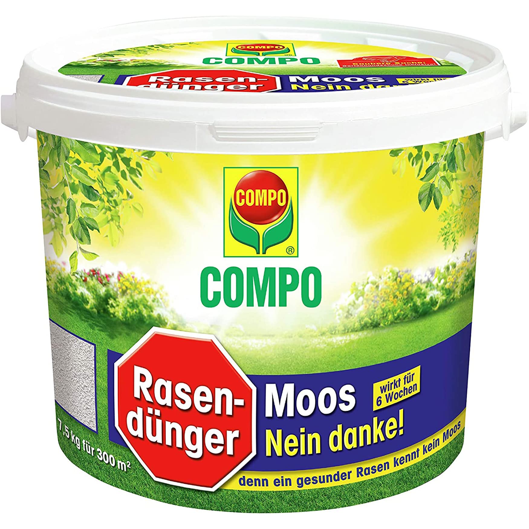 COMPO Rasendünger Moos - Nein danke! 7,5 kg für 300 m²