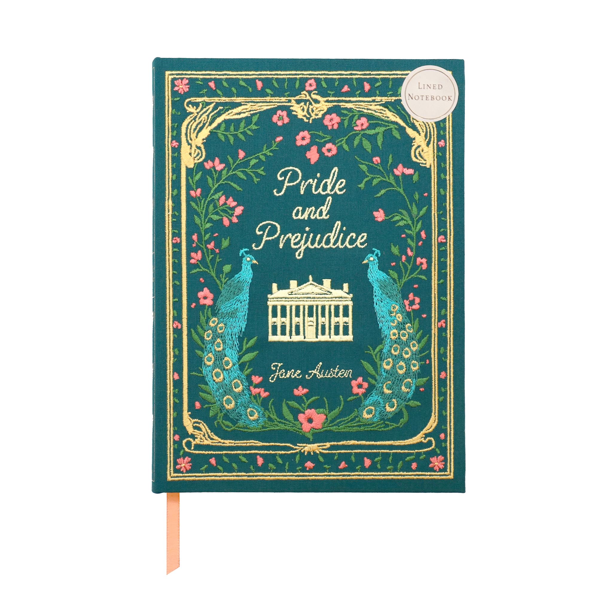 Portico Designs Ltd Reading Room Pride & Prejudice Embroidered A5 Journal
