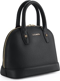 Bologna Leder Handtasche Damen | mit Henkel & abnehmbaren Tragegurt | mittelgroße Henkeltasche 24 cm