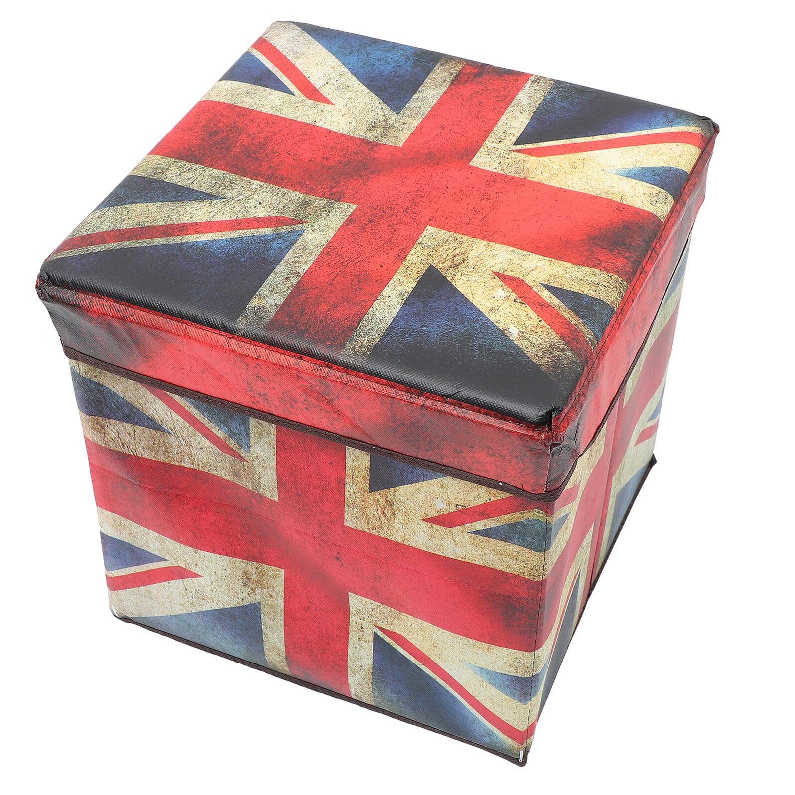 Coffre pouf de rangement pliable Baluue contre le désordre