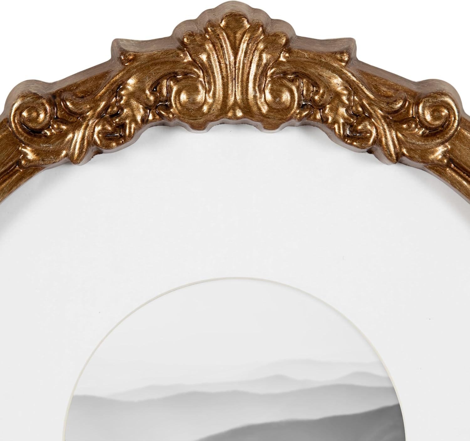 Kate and Laurel Arendahl Three-Piece Picture Frame Set, Antique Gold, Set of 3, Varying Sizes, Vintage Rectangle and Arched Photo Frame Set for Use as Gallery Wall Frames