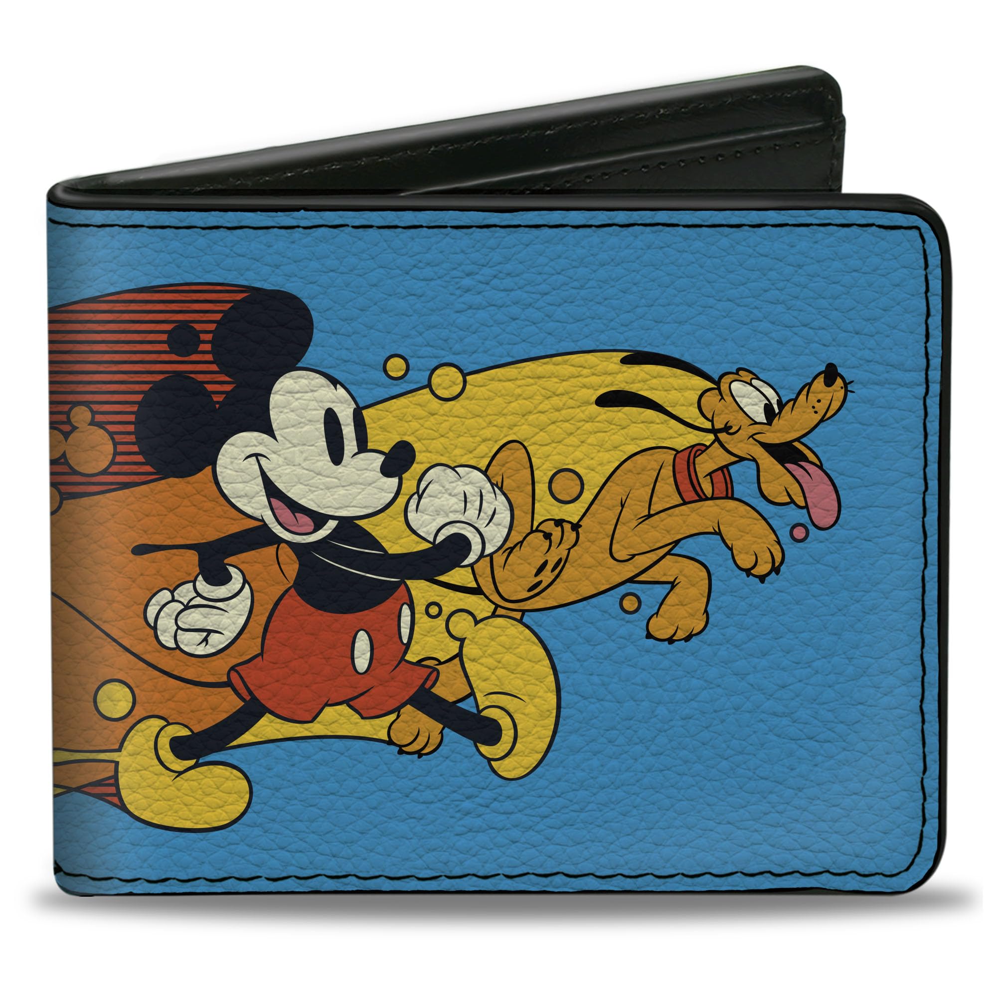 Buckle-Down Men's Skull Bifold Wallet - Vegan Leather, 5 Card Slots & ID Window, 4x3.5 Inches - View #8