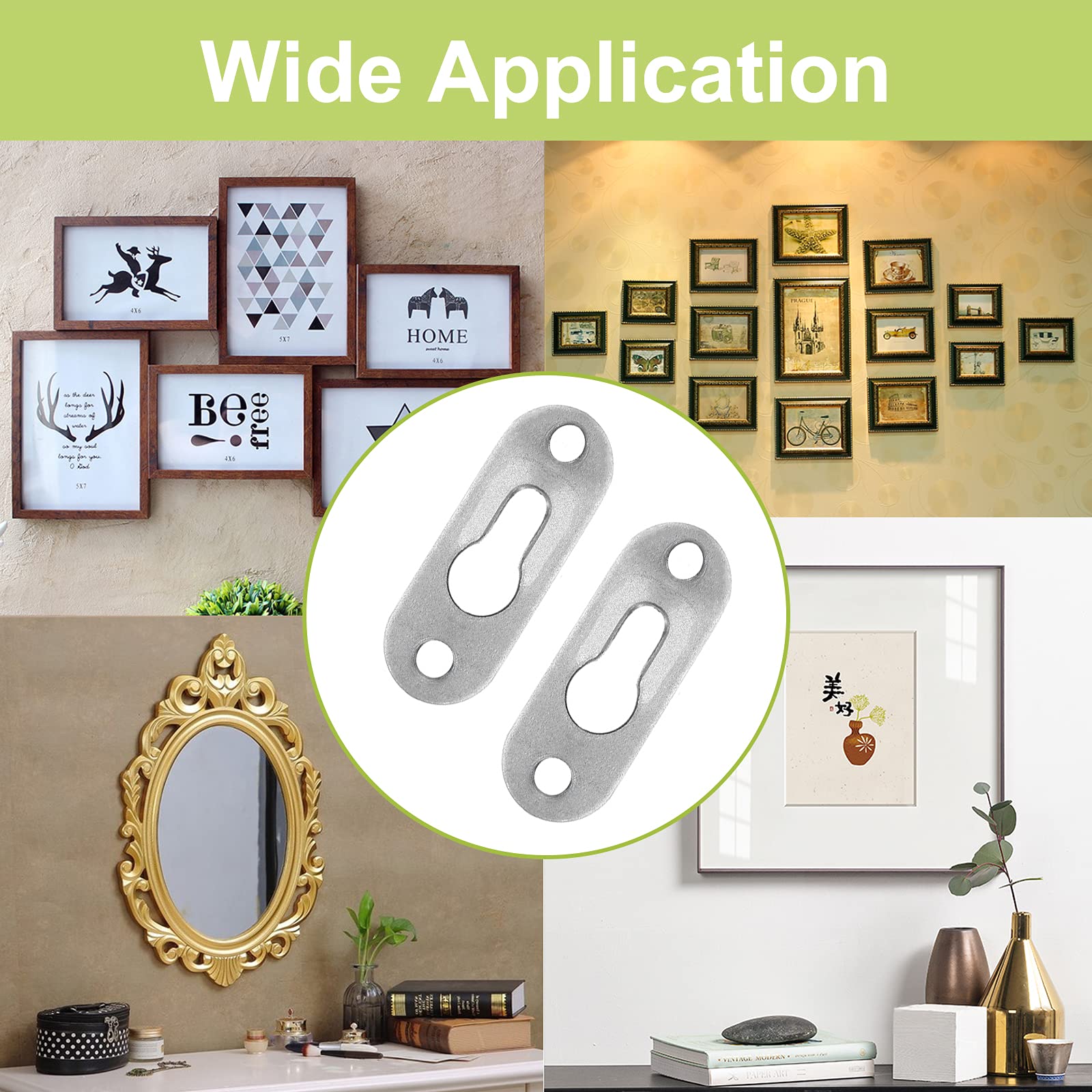 12 Pièces Support Montage Encastré Dissimulé, Supports