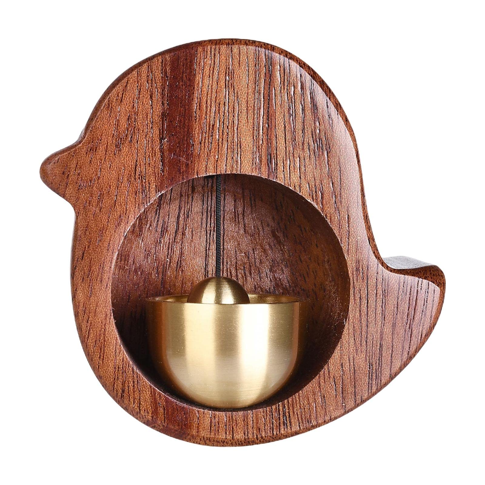 Wind Chime Door Bell Wooden Entrance Bell Magnetic Attached for Restaurant Bird